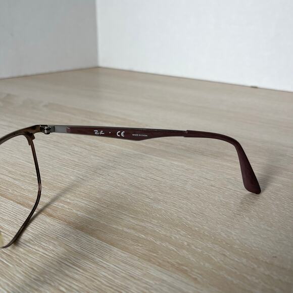 Ray-Ban RB3569 121/11 Eyeglasses Frames Only Brown Metal 59-17-145 - Picture 6 of 8